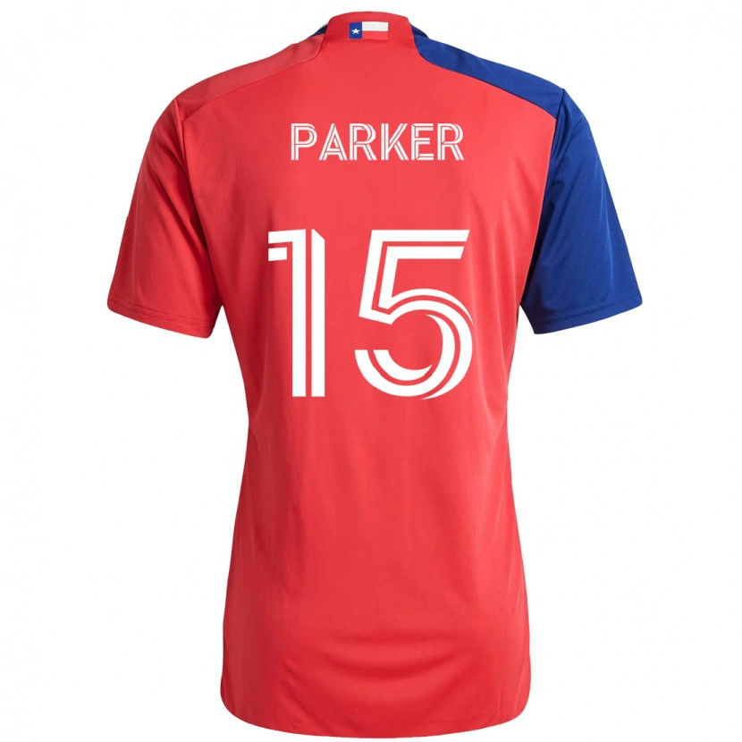 Danxen Kinder Isaiah Parker #15 Rot Marineblau Heimtrikot Trikot 2025/26 T-Shirt Österreich