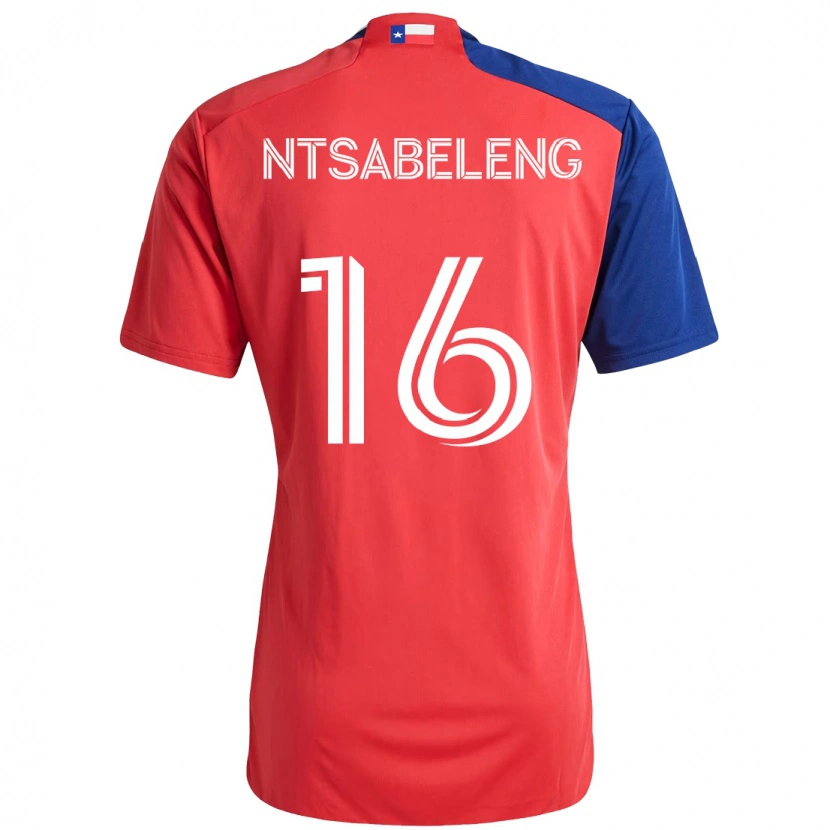 Danxen Kinder Tsiki Ntsabeleng #16 Rot Marineblau Heimtrikot Trikot 2025/26 T-Shirt Österreich