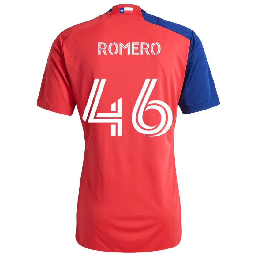 Danxen Kinder Isaac Romero #46 Rot Marineblau Heimtrikot Trikot 2025/26 T-Shirt Österreich