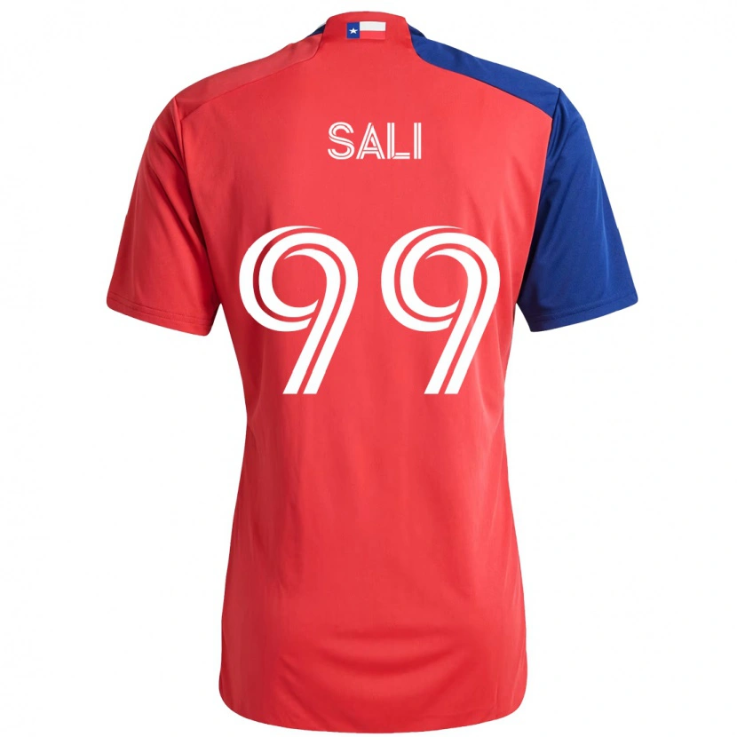 Danxen Kinder Enes Sali #99 Rot Marineblau Heimtrikot Trikot 2025/26 T-Shirt Österreich