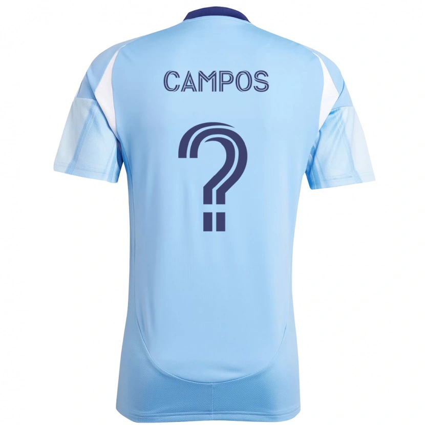 Danxen Kinder Adonis Campos #0 Hellblau Heimtrikot Trikot 2025/26 T-Shirt Österreich