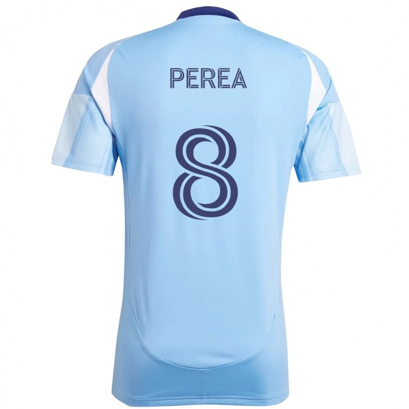 Danxen Kinder Andrés Perea #8 Hellblau Heimtrikot Trikot 2025/26 T-Shirt Österreich