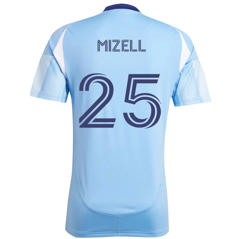 Danxen Kinder Cody Mizell #25 Hellblau Heimtrikot Trikot 2025/26 T-Shirt Österreich
