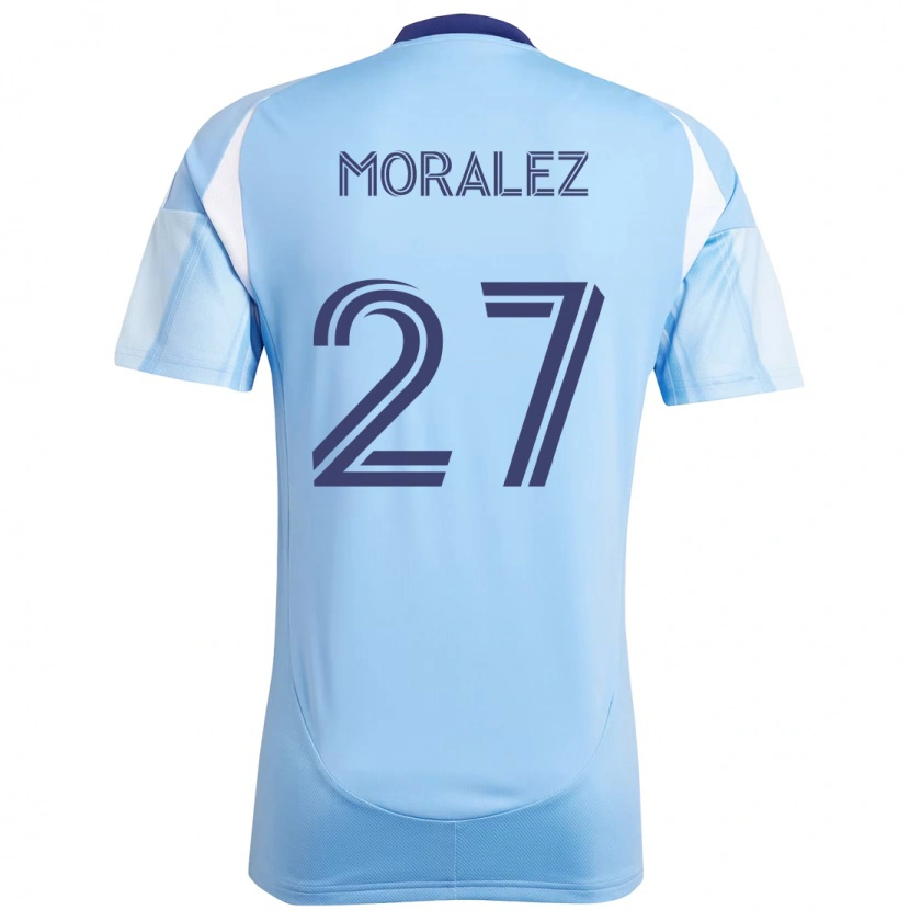Danxen Kinder Maxi Moralez #27 Hellblau Heimtrikot Trikot 2025/26 T-Shirt Österreich