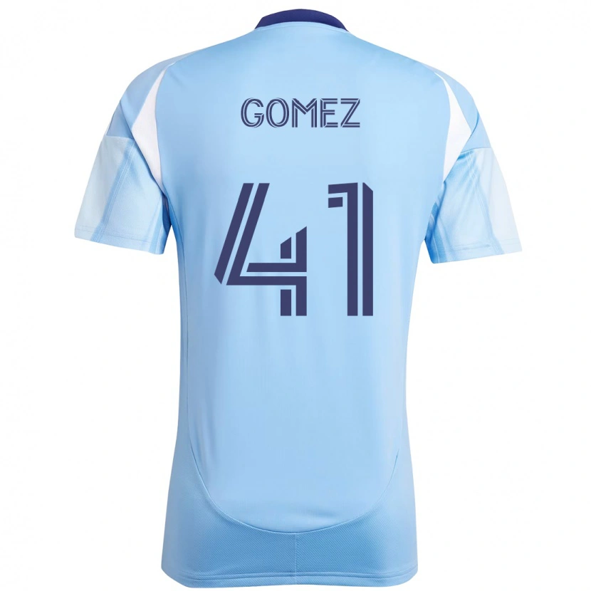 Danxen Kinder Julián Gómez #41 Hellblau Heimtrikot Trikot 2025/26 T-Shirt Österreich