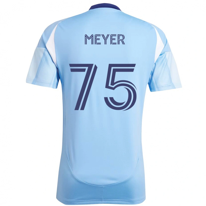 Danxen Kinder Will Meyer #75 Hellblau Heimtrikot Trikot 2025/26 T-Shirt Österreich