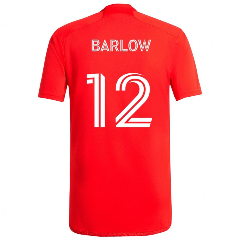 Danxen Kinder Tom Barlow #12 Rot Weiß Heimtrikot Trikot 2025/26 T-Shirt Österreich