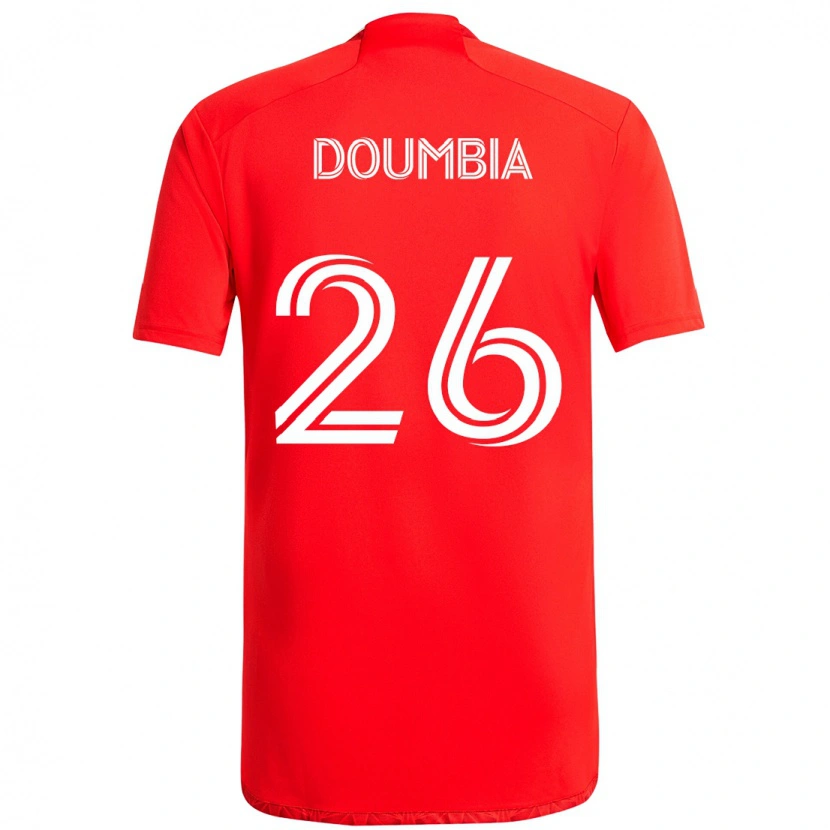 Danxen Kinder Ousmane Doumbia #26 Rot Weiß Heimtrikot Trikot 2025/26 T-Shirt Österreich