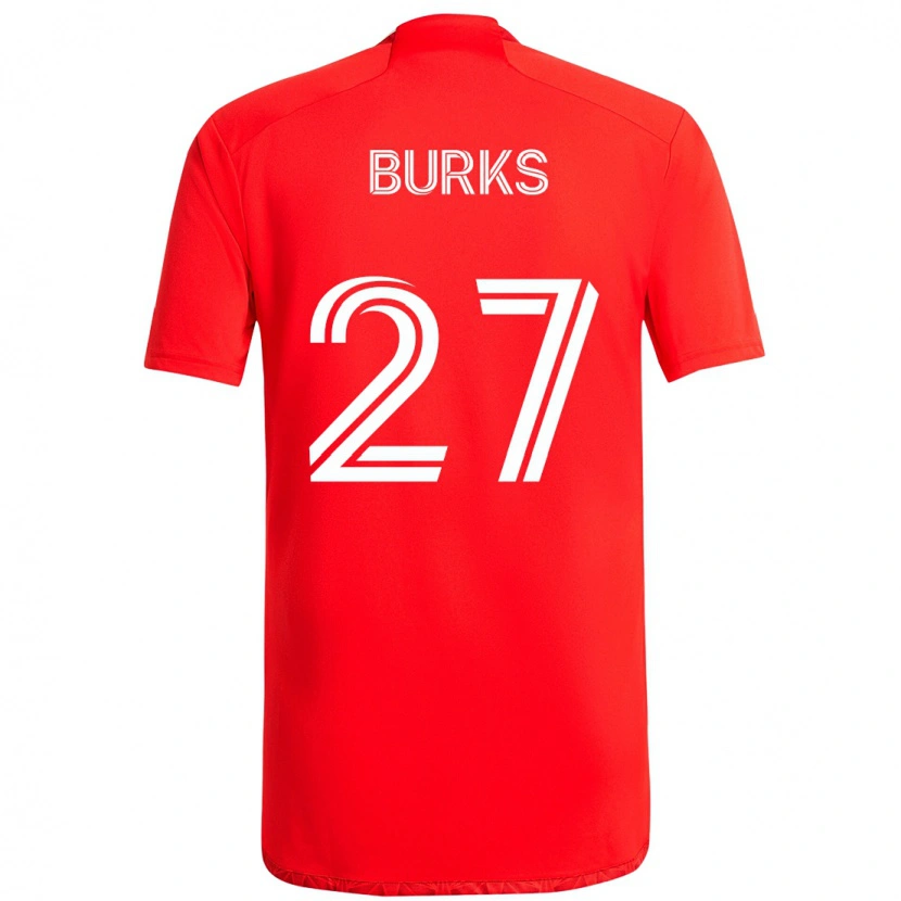 Danxen Kinder Kendall Burks #27 Rot Weiß Heimtrikot Trikot 2025/26 T-Shirt Österreich