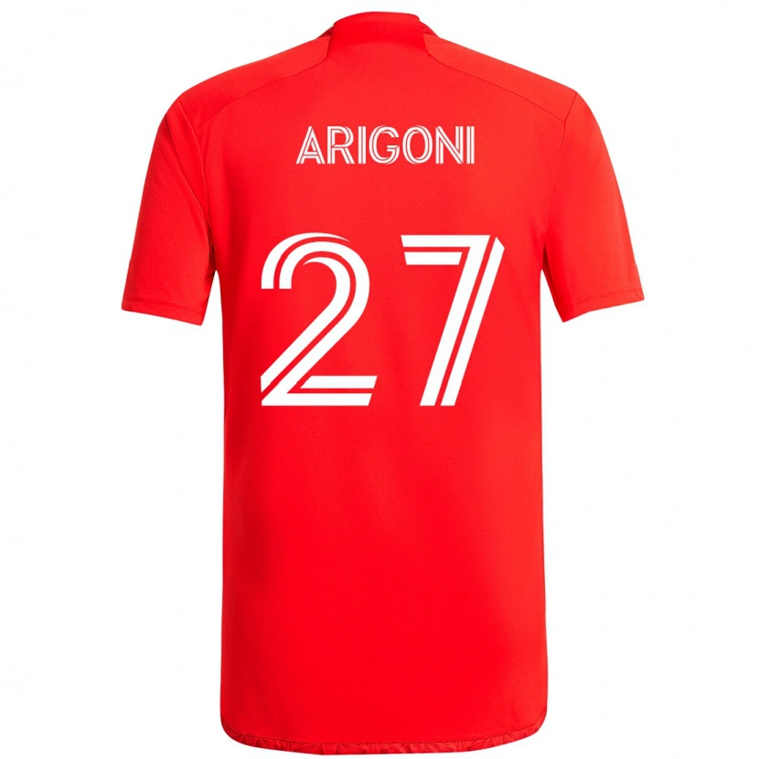 Danxen Kinder Allan Arigoni #27 Rot Weiß Heimtrikot Trikot 2025/26 T-Shirt Österreich