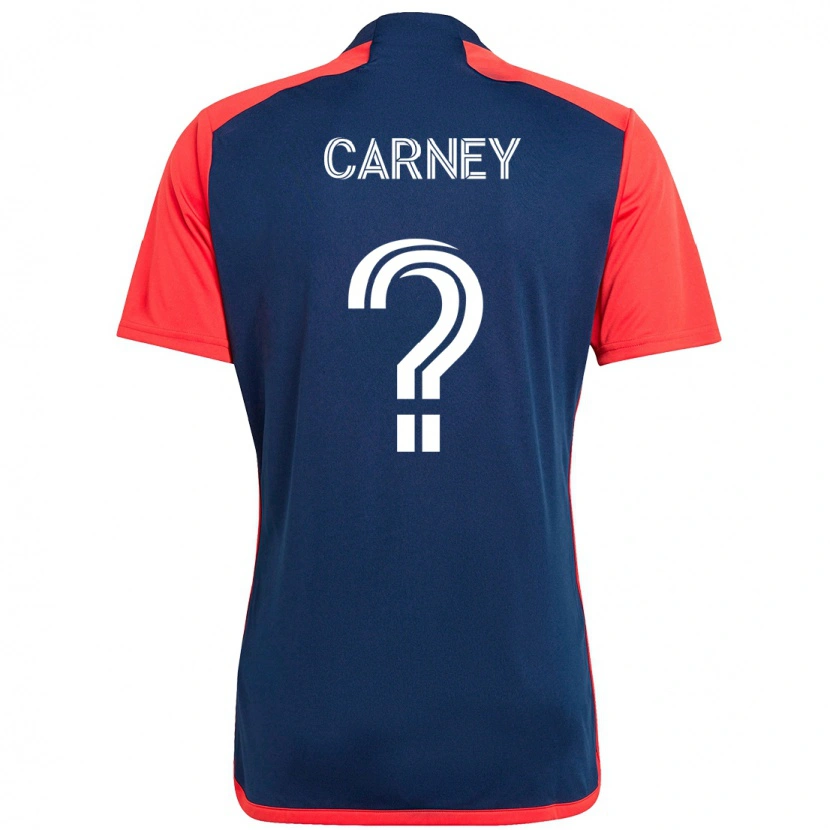 Danxen Kinder Ryan Carney #0 Blau Rot Heimtrikot Trikot 2025/26 T-Shirt Österreich