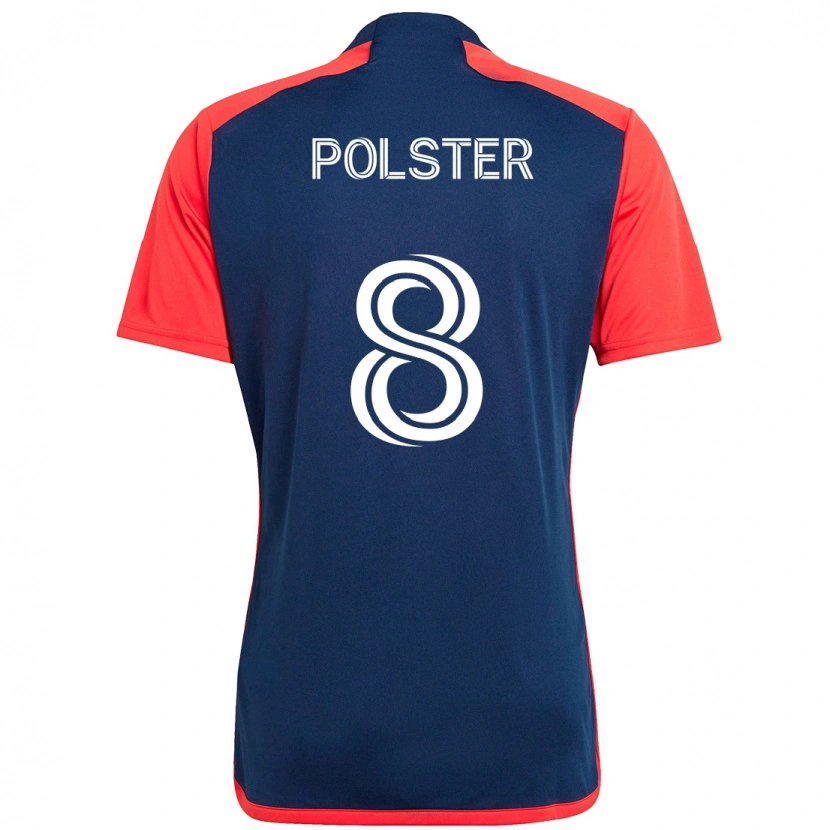 Danxen Kinder Matt Polster #8 Blau Rot Heimtrikot Trikot 2025/26 T-Shirt Österreich