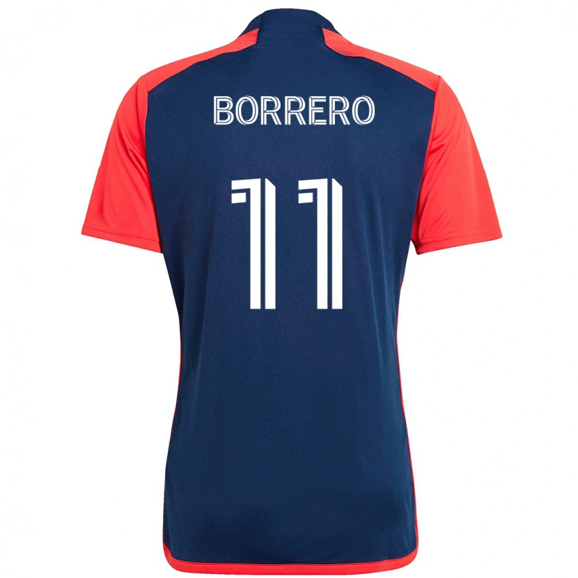 Danxen Kinder Dylan Borrero #11 Blau Rot Heimtrikot Trikot 2025/26 T-Shirt Österreich