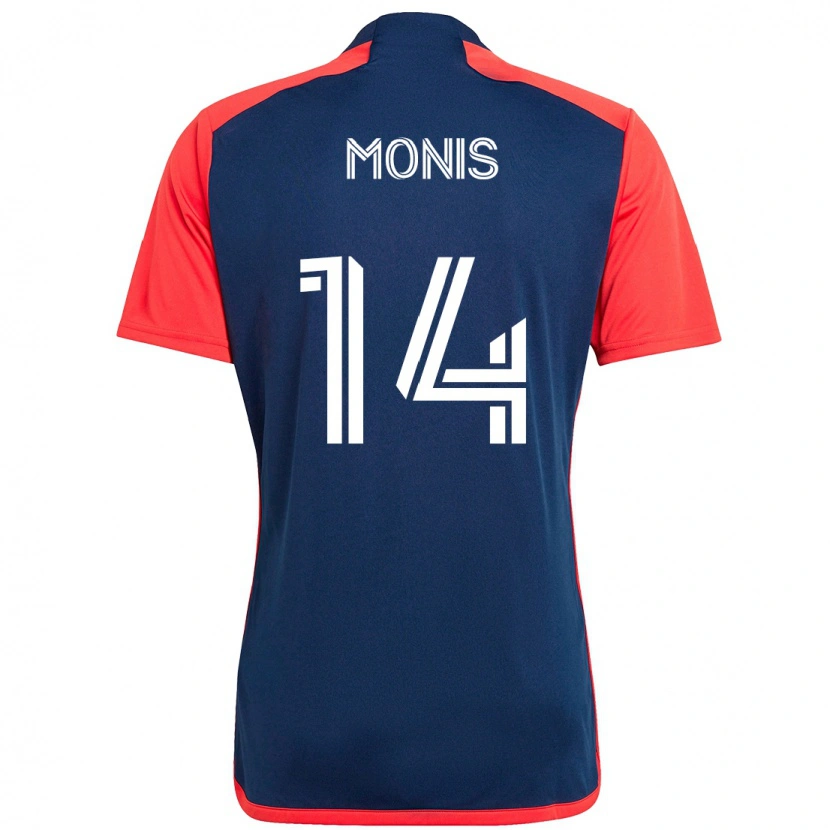 Danxen Kinder Alex Monis #14 Blau Rot Heimtrikot Trikot 2025/26 T-Shirt Österreich