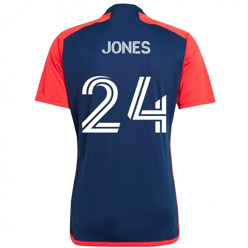 Danxen Kinder Dejuan Jones #24 Blau Rot Heimtrikot Trikot 2025/26 T-Shirt Österreich