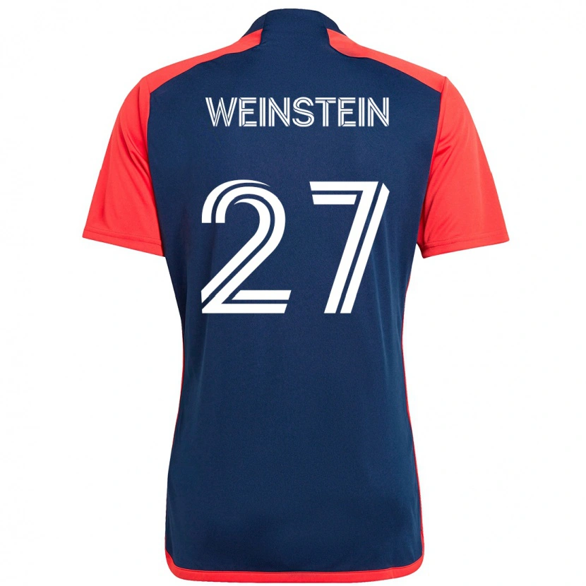 Danxen Kinder Max Weinstein #27 Blau Rot Heimtrikot Trikot 2025/26 T-Shirt Österreich