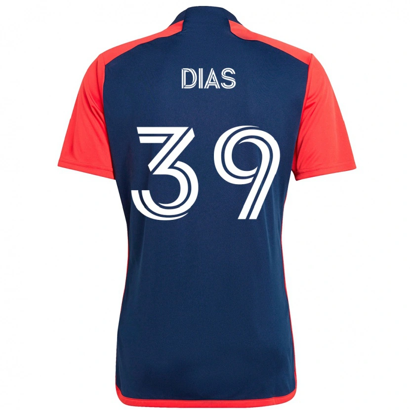 Danxen Kinder Marcos Dias #39 Blau Rot Heimtrikot Trikot 2025/26 T-Shirt Österreich
