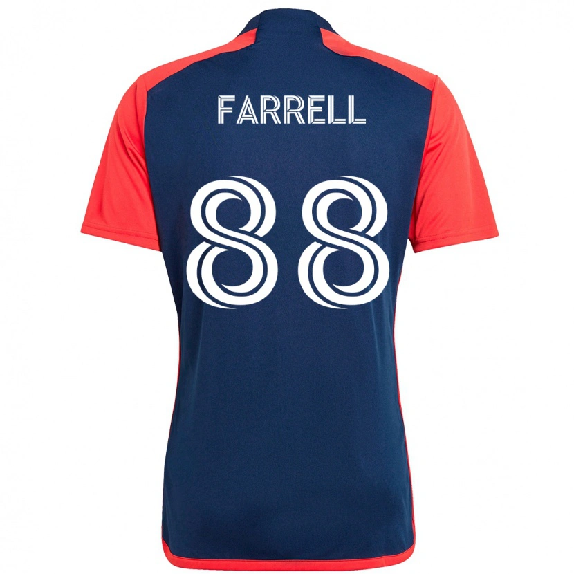 Danxen Kinder Andrew Farrell #88 Blau Rot Heimtrikot Trikot 2025/26 T-Shirt Österreich