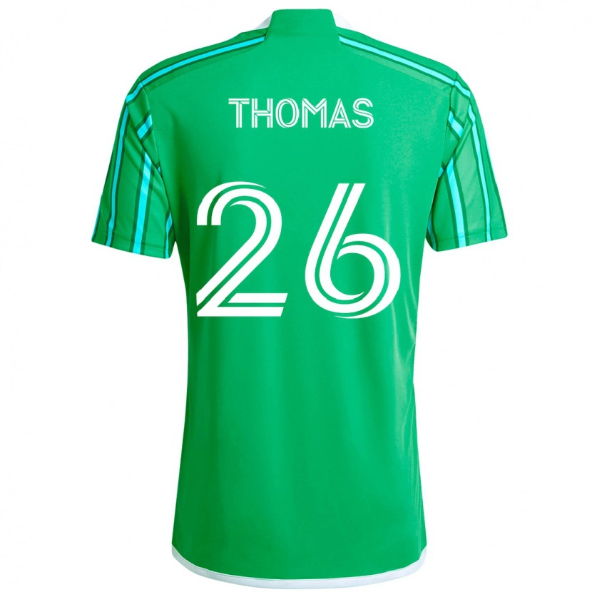 Danxen Kinder Andrew Thomas #26 Grün Weiß Heimtrikot Trikot 2025/26 T-Shirt Österreich