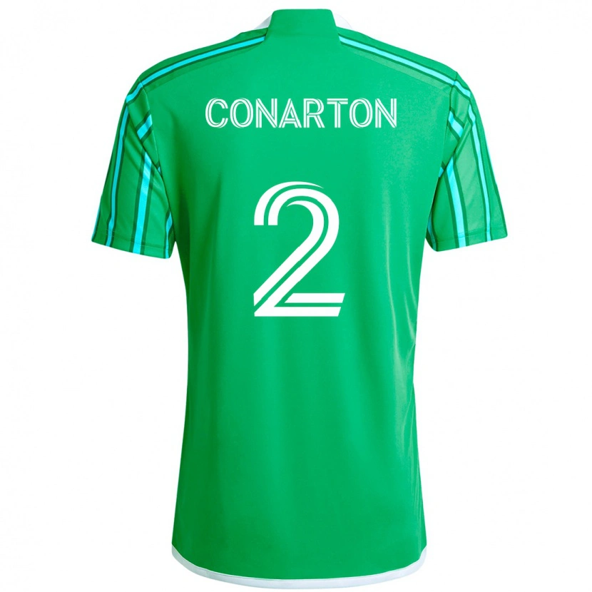 Danxen Kinder Alyssa Conarton #2 Grün Weiß Heimtrikot Trikot 2025/26 T-Shirt Österreich