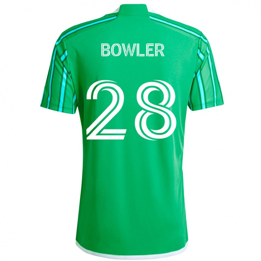 Danxen Kinder Rachel Bowler #28 Grün Weiß Heimtrikot Trikot 2025/26 T-Shirt Österreich