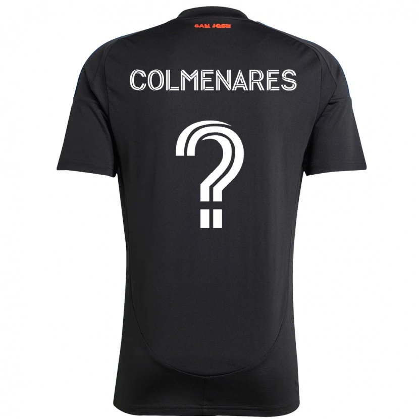 Danxen Kinder Mateo Colmenares #0 Schwarz Dunkelblau Heimtrikot Trikot 2025/26 T-Shirt Österreich