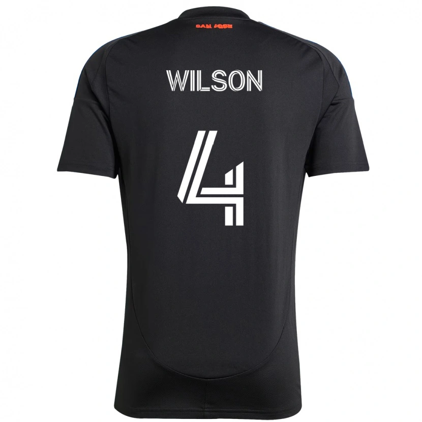 Danxen Kinder Bruno Wilson #4 Schwarz Dunkelblau Heimtrikot Trikot 2025/26 T-Shirt Österreich