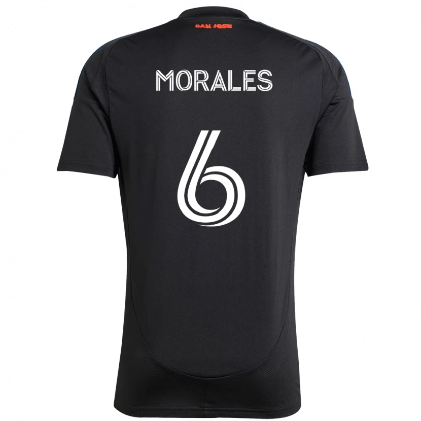 Danxen Kinder Alfredo Morales #6 Schwarz Dunkelblau Heimtrikot Trikot 2025/26 T-Shirt Österreich