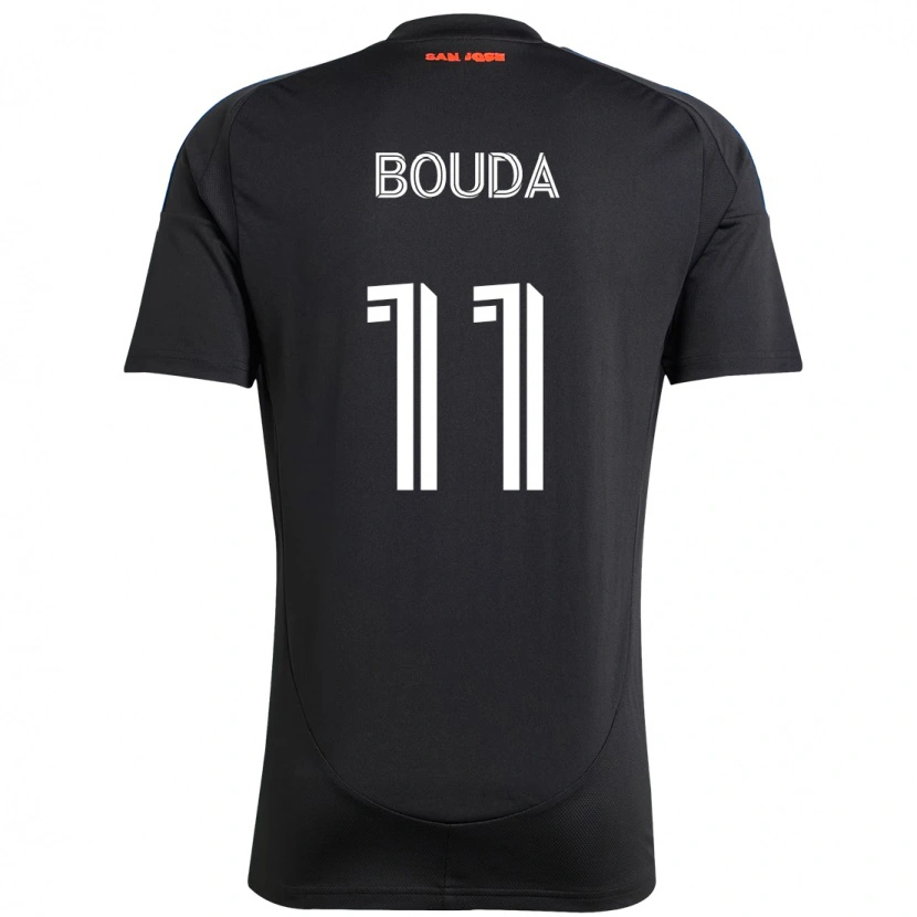 Danxen Kinder Ousseni Bouda #11 Schwarz Dunkelblau Heimtrikot Trikot 2025/26 T-Shirt Österreich