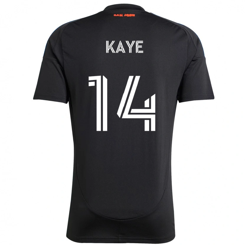 Danxen Kinder Mark-Anthony Kaye #14 Schwarz Dunkelblau Heimtrikot Trikot 2025/26 T-Shirt Österreich