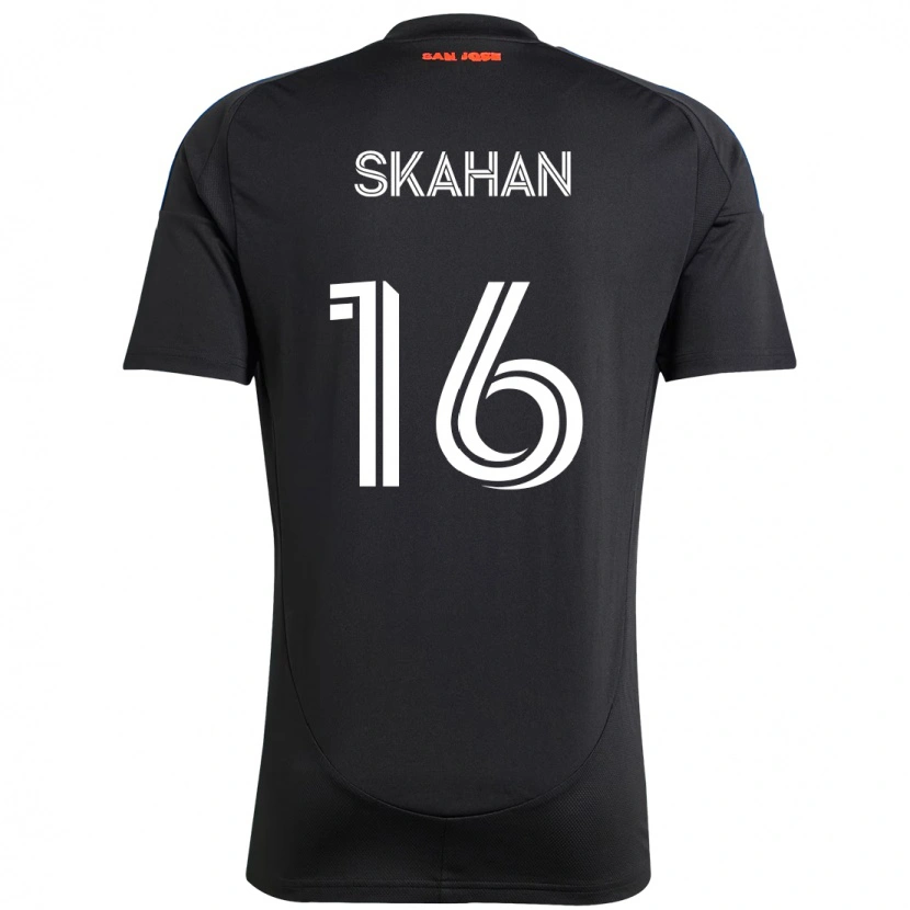 Danxen Kinder Jack Skahan #16 Schwarz Dunkelblau Heimtrikot Trikot 2025/26 T-Shirt Österreich