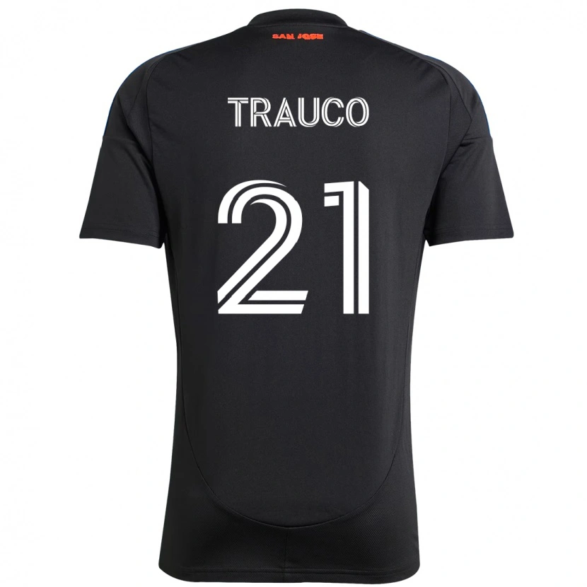 Danxen Kinder Miguel Trauco #21 Schwarz Dunkelblau Heimtrikot Trikot 2025/26 T-Shirt Österreich