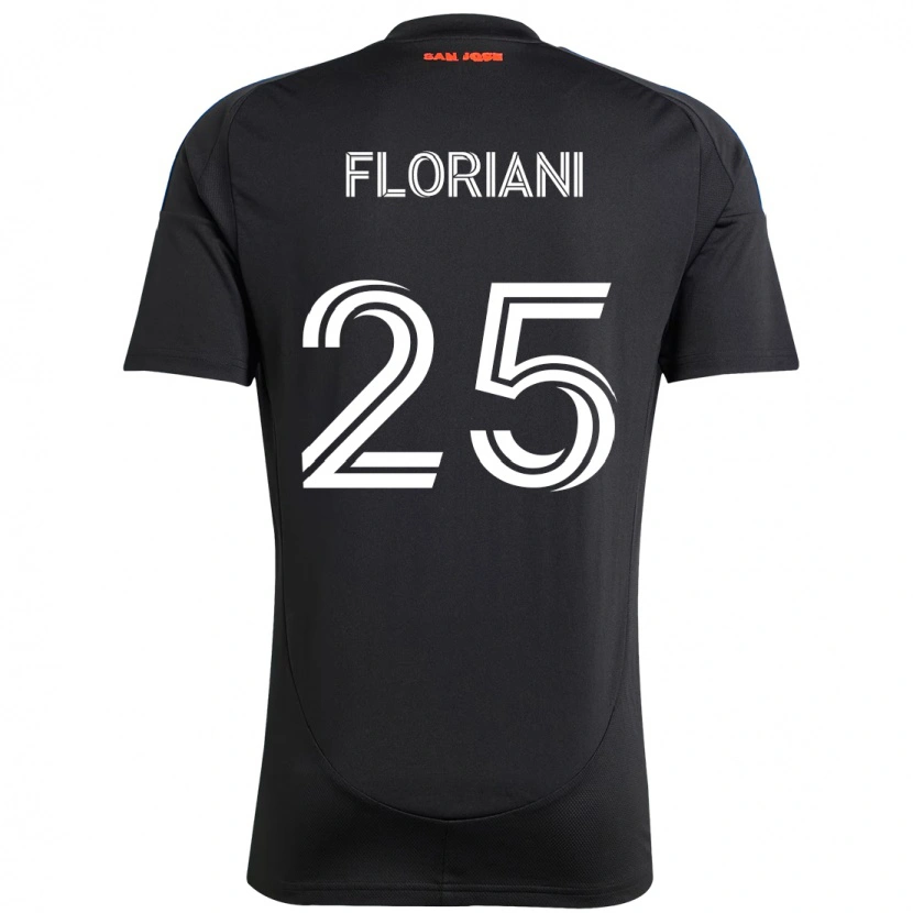 Danxen Kinder Max Floriani #25 Schwarz Dunkelblau Heimtrikot Trikot 2025/26 T-Shirt Österreich