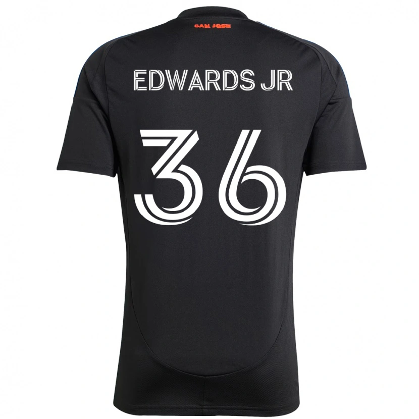 Danxen Kinder Earl Edwards Jr. #36 Schwarz Dunkelblau Heimtrikot Trikot 2025/26 T-Shirt Österreich