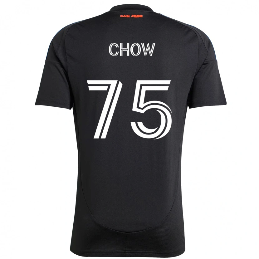 Danxen Kinder Alex Chow #75 Schwarz Dunkelblau Heimtrikot Trikot 2025/26 T-Shirt Österreich
