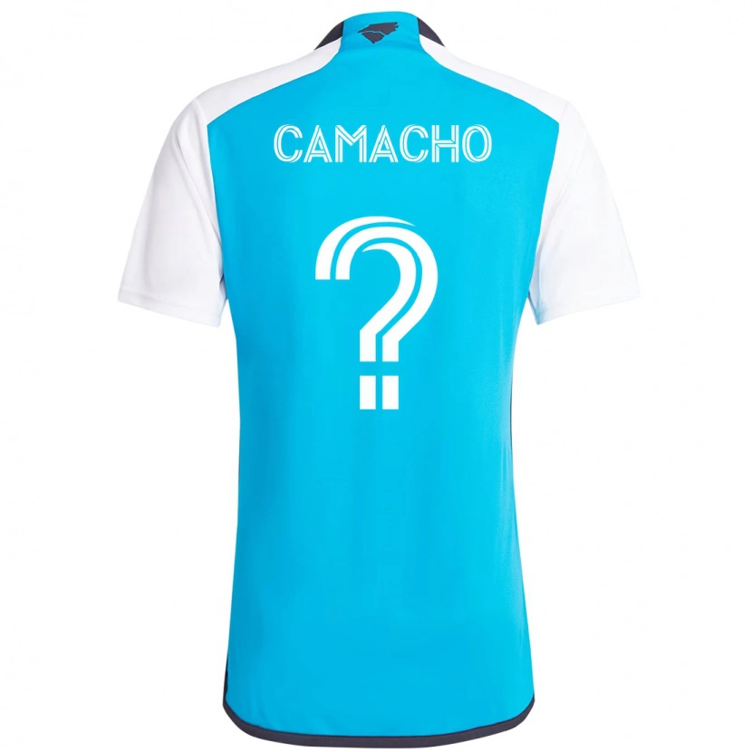 Danxen Kinder Jaydus Camacho #0 Himmelblau Weiß Heimtrikot Trikot 2025/26 T-Shirt Österreich