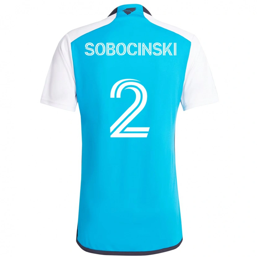 Danxen Kinder Jan Sobocinski #2 Himmelblau Weiß Heimtrikot Trikot 2025/26 T-Shirt Österreich