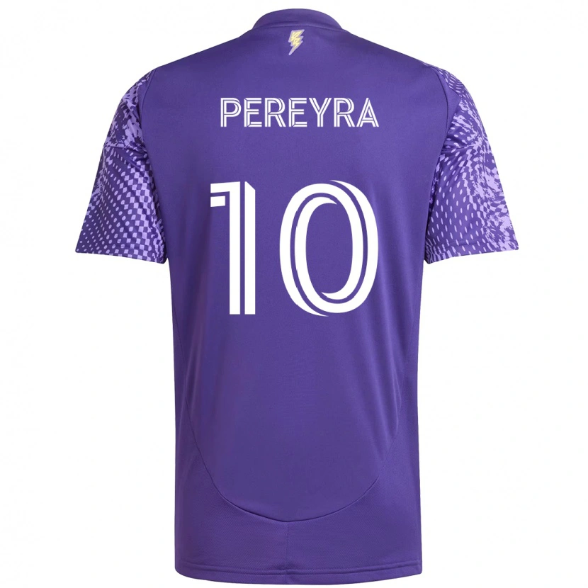 Danxen Kinder Mauricio Pereyra #10 Lila Weiß Heimtrikot Trikot 2025/26 T-Shirt Österreich