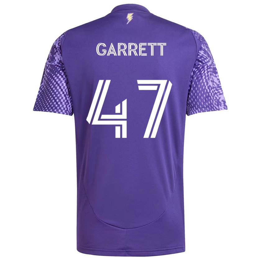Danxen Kinder Ian Garrett #47 Lila Weiß Heimtrikot Trikot 2025/26 T-Shirt Österreich