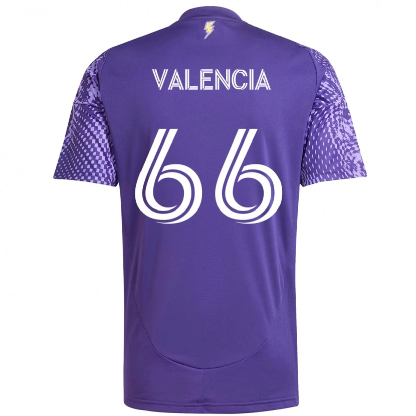 Danxen Kinder Yeiler Valencia #66 Lila Weiß Heimtrikot Trikot 2025/26 T-Shirt Österreich