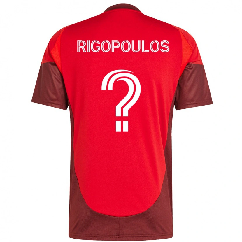 Danxen Kinder Theo Rigopoulos #0 Rot Weiß Heimtrikot Trikot 2025/26 T-Shirt Österreich