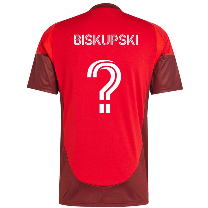 Danxen Kinder Philip Biskupski #0 Rot Weiß Heimtrikot Trikot 2025/26 T-Shirt Österreich