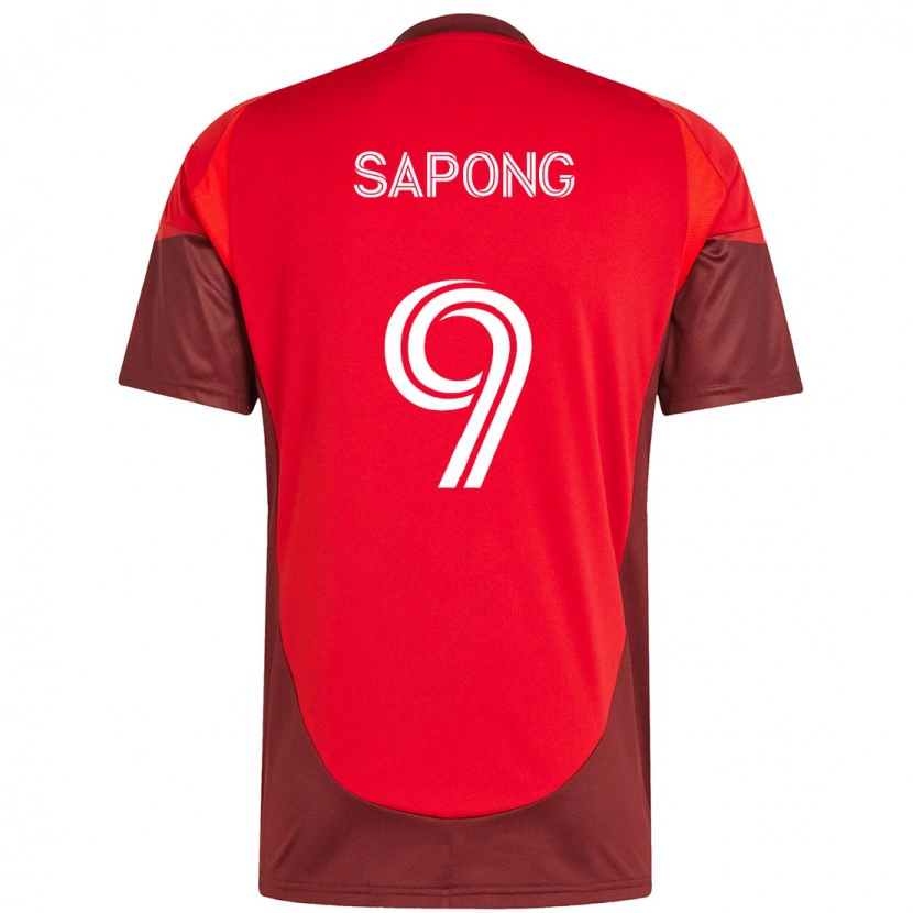 Danxen Kinder C.j. Sapong #9 Rot Weiß Heimtrikot Trikot 2025/26 T-Shirt Österreich
