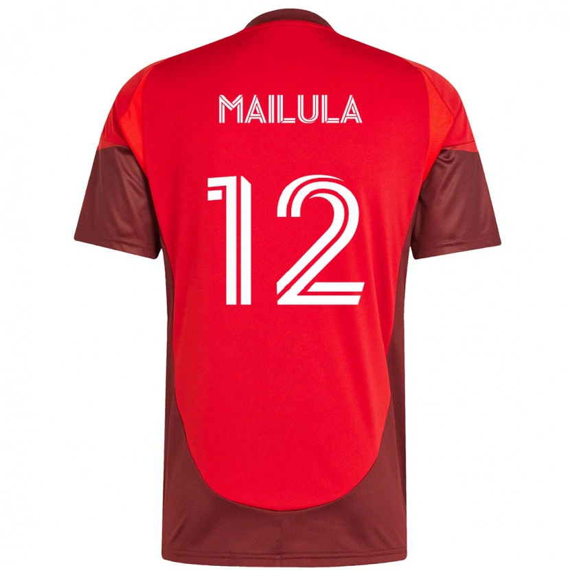 Danxen Kinder Cassius Mailula #12 Rot Weiß Heimtrikot Trikot 2025/26 T-Shirt Österreich