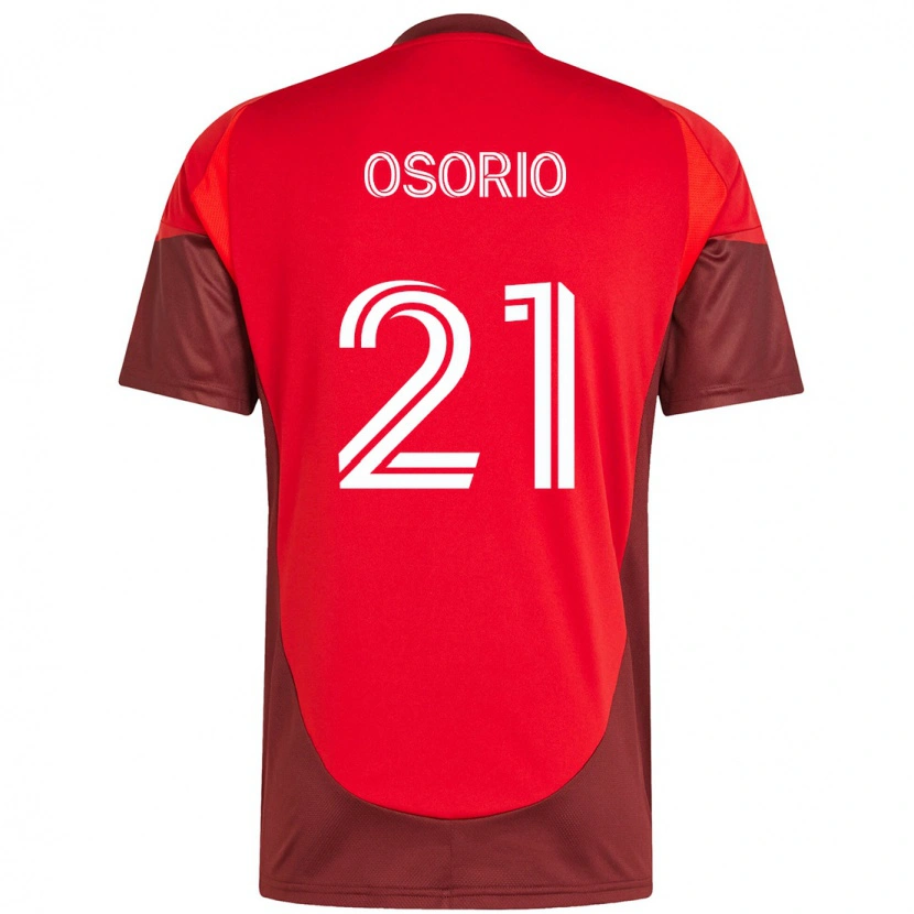 Danxen Kinder Jonathan Osorio #21 Rot Weiß Heimtrikot Trikot 2025/26 T-Shirt Österreich