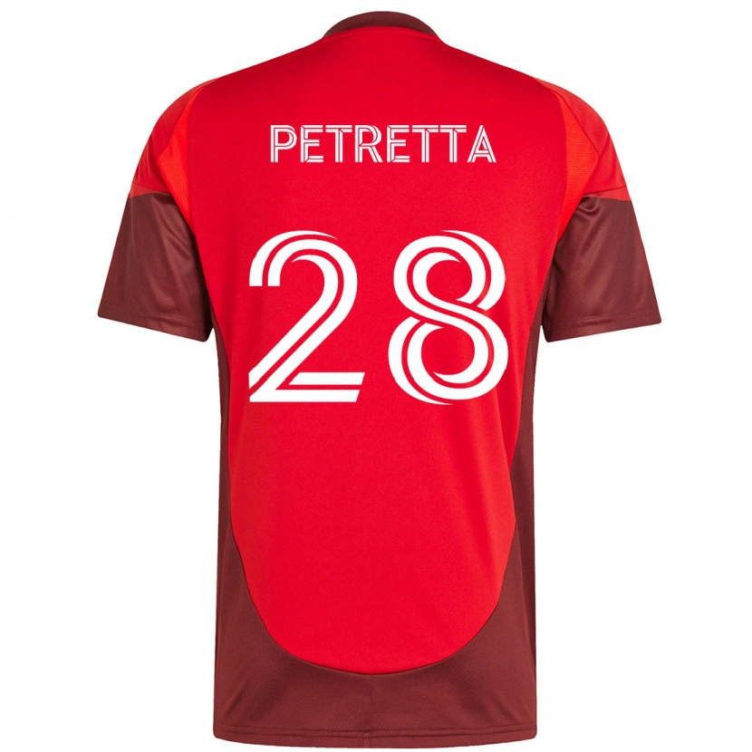 Danxen Kinder Raoul Petretta #28 Rot Weiß Heimtrikot Trikot 2025/26 T-Shirt Österreich
