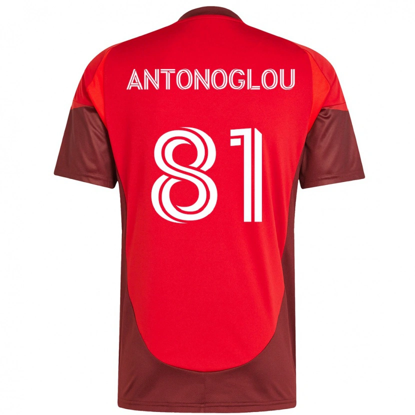 Danxen Kinder Themi Antonoglou #81 Rot Weiß Heimtrikot Trikot 2025/26 T-Shirt Österreich
