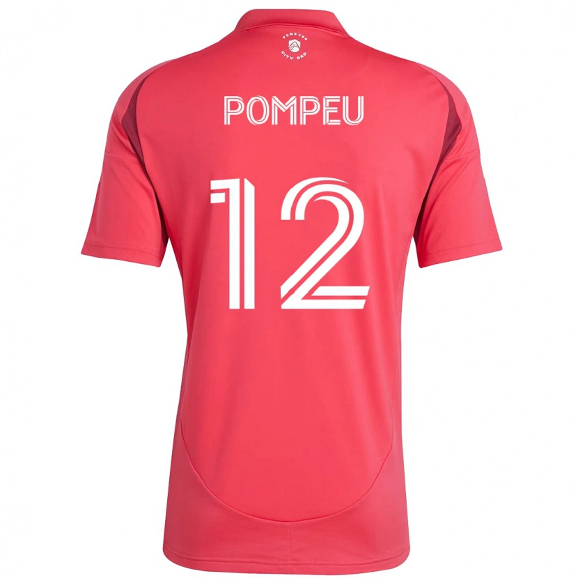 Danxen Kinder Célio Pompeu #12 Magenta Weiß Heimtrikot Trikot 2025/26 T-Shirt Österreich