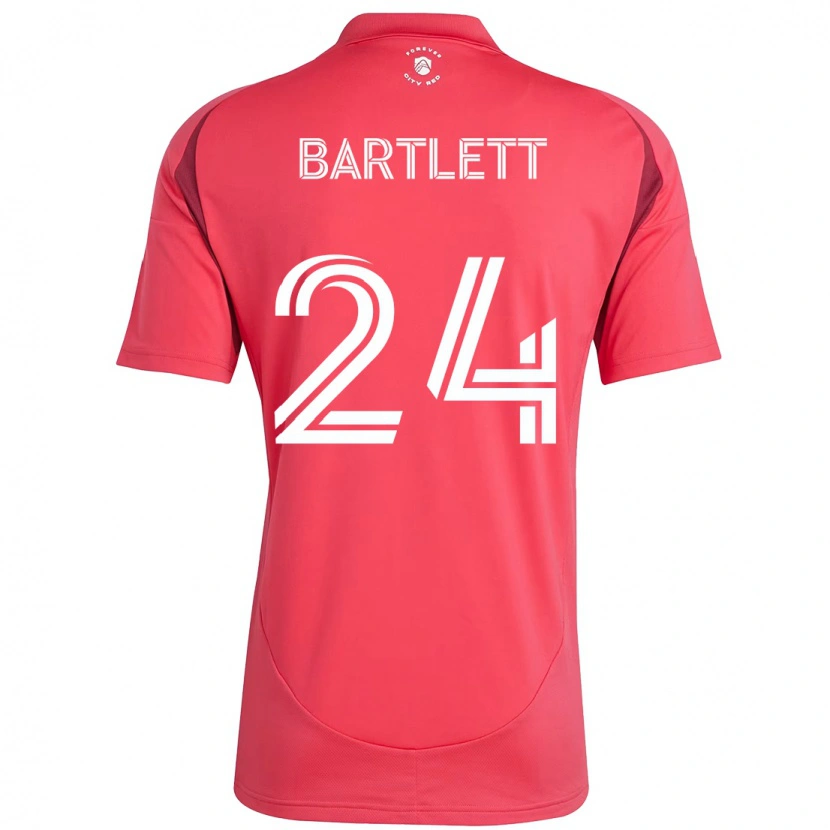 Danxen Kinder Lucas Bartlett #24 Magenta Weiß Heimtrikot Trikot 2025/26 T-Shirt Österreich