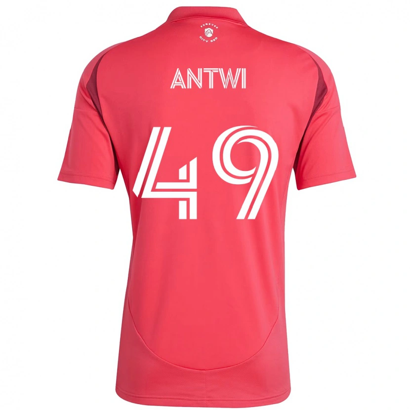 Danxen Kinder Seth Antwi #49 Magenta Weiß Heimtrikot Trikot 2025/26 T-Shirt Österreich